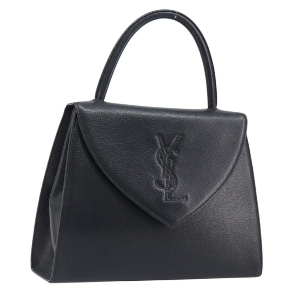 Saint Laurent Handbag Leather Black Leather Handbag